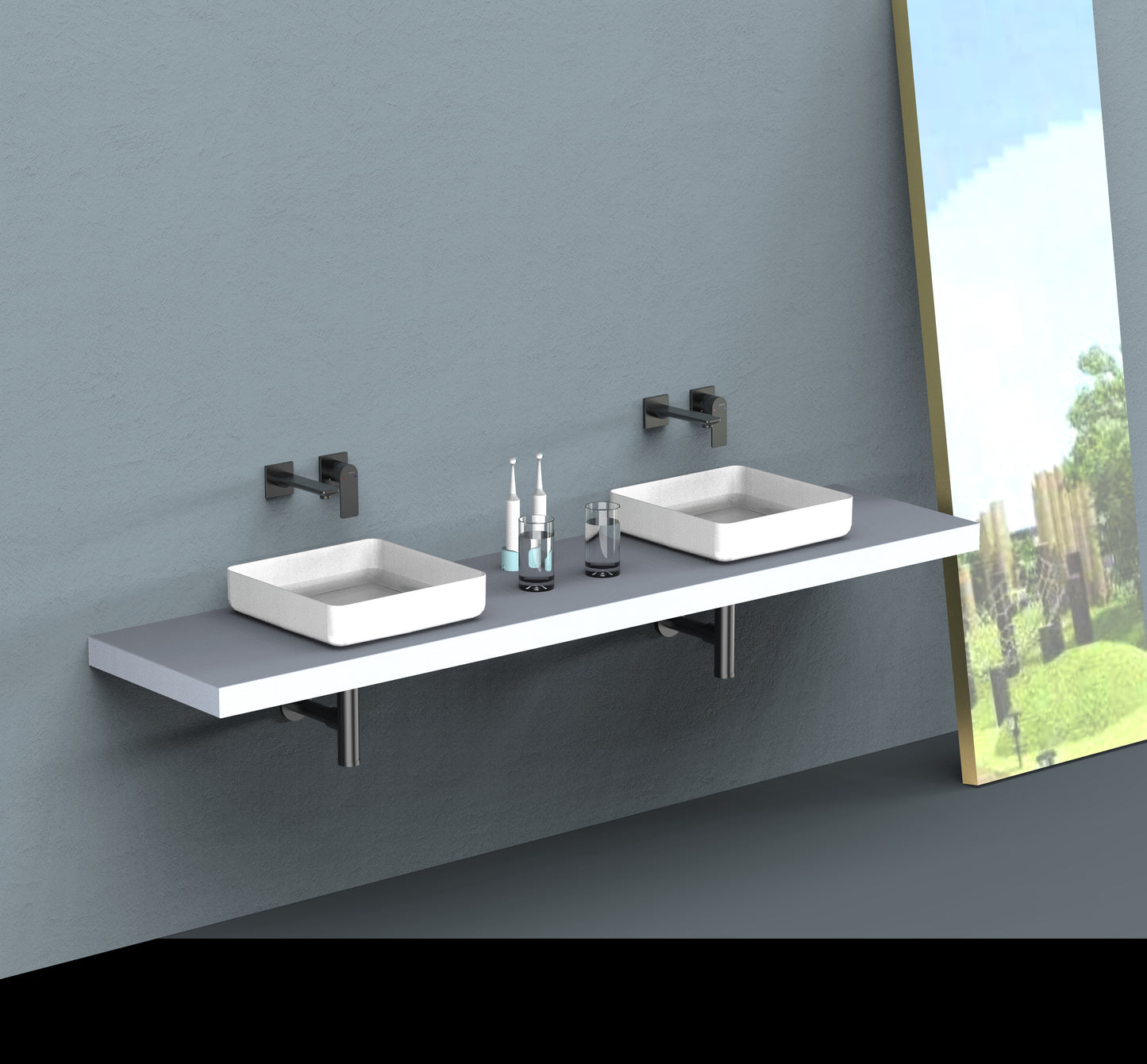 WILLINI Basin mixer 威利尼入墙面盆龙头52001QS