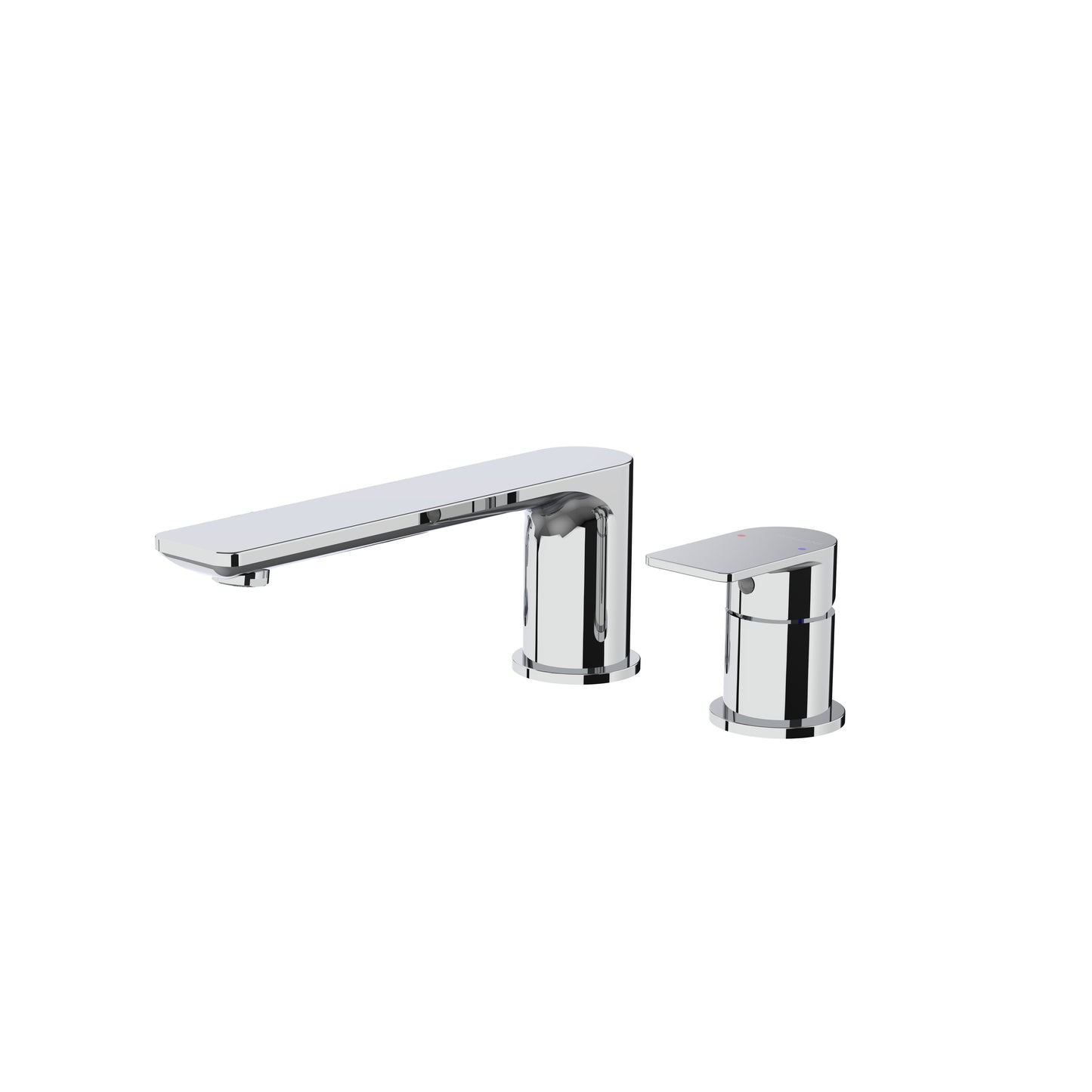 Deck-mounted bathtub mixer, with swivel spout:71201BNJ