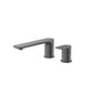 Deck-mounted bathtub mixer, with swivel spout:71201BNJ